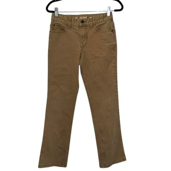 Cat & Jack Boys Stretch Straight Leg Khaki Pants Size 10 - Picture 1 of 7